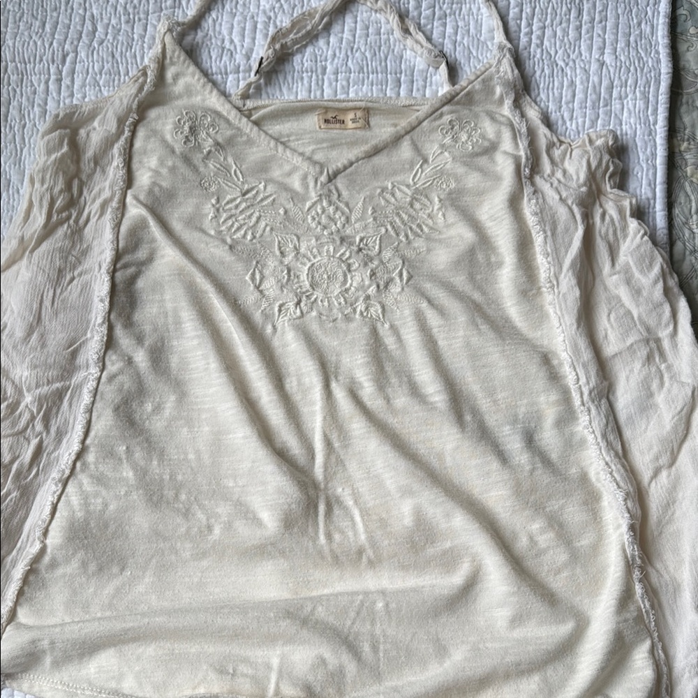 Hollister Cream Sleeveless Camisole Relaxed Fit - Picture 5 of 5